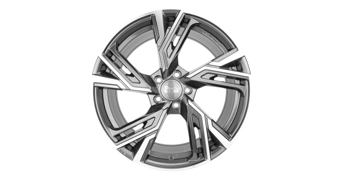 Jante ALU, MAM RS5 PALLADIUM FRONT POLISH 8x18 5/ 112 ET30, Alésage 66.6