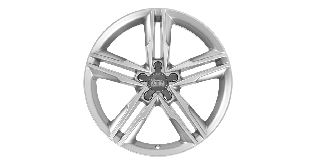 MAM A1 SILVER PAINTED 8x19 5/112 ET42 Alésage 66,6