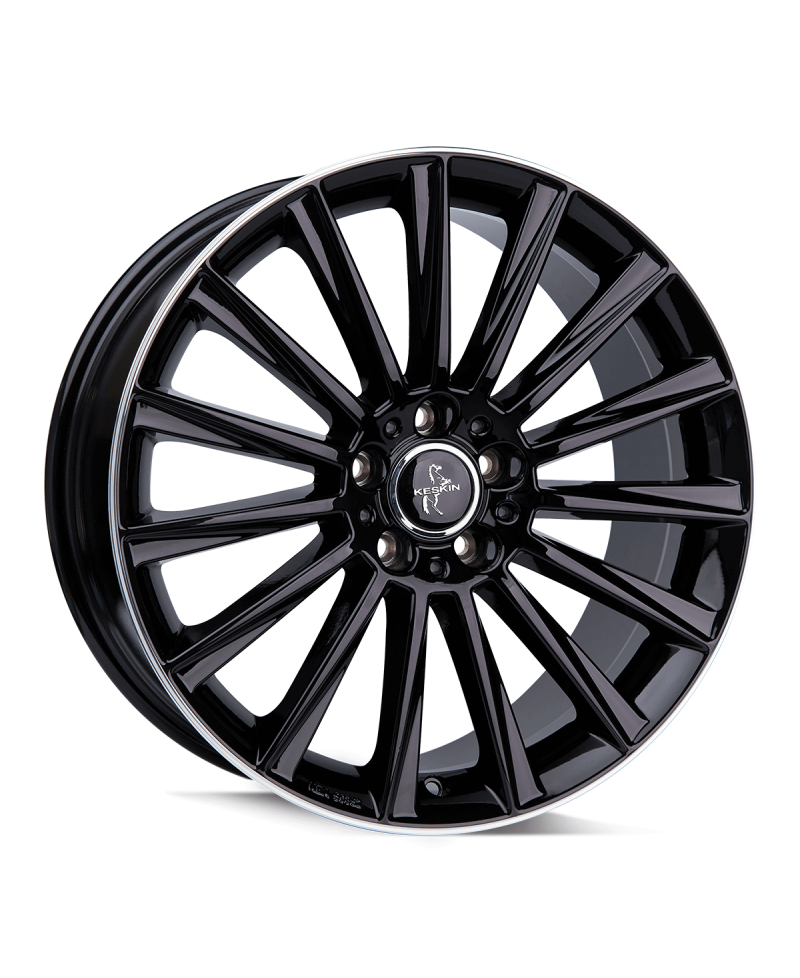 KESKIN KT18Turbo BLACK LIP POLISH  8,5x19 5/112 ET30 Alésage 72,6