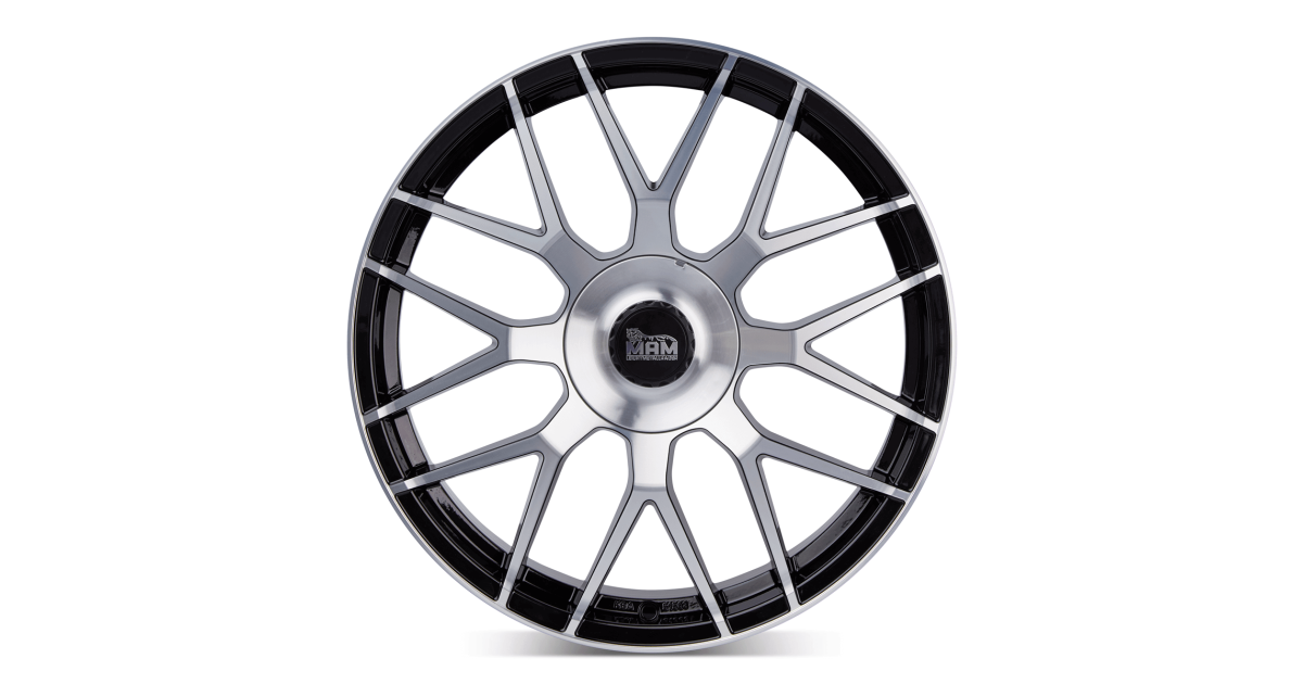 MAM GT1 BLACK FRONT POLISH 8,5x19 5/112 ET30 Alésage 66,6