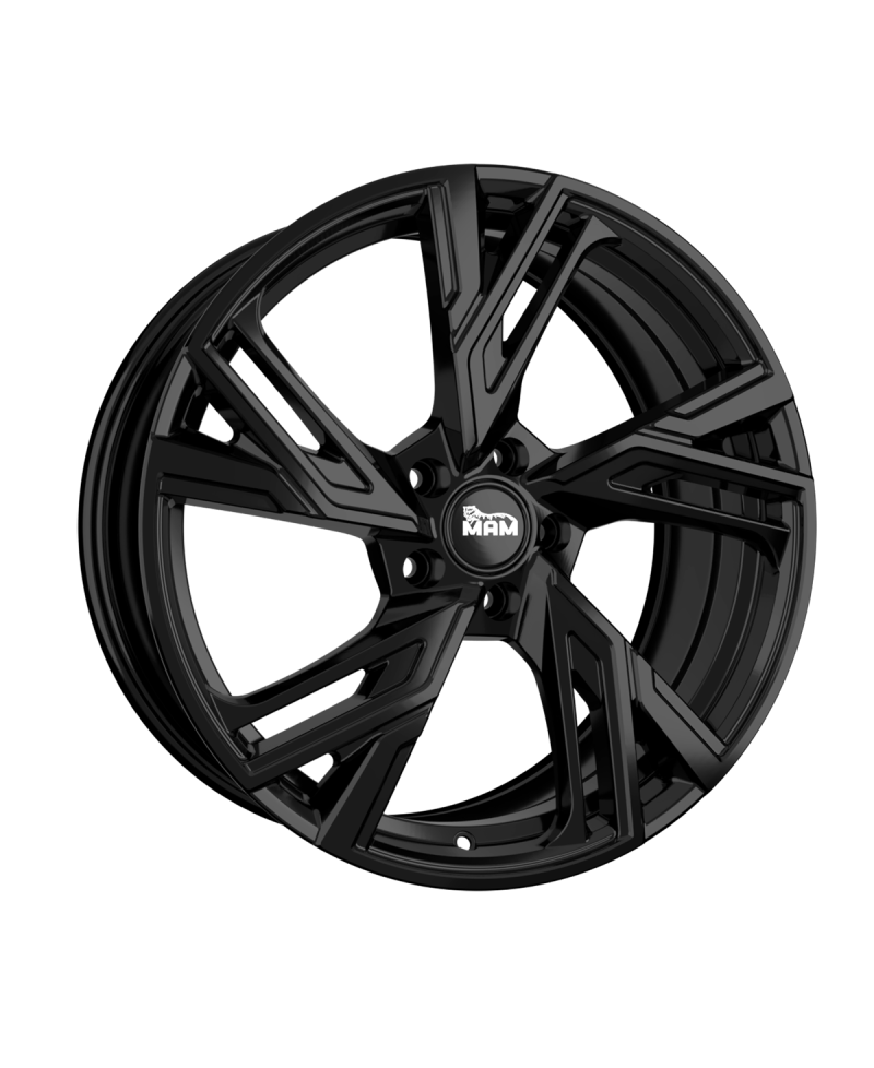 Jante ALU, MAM RS5 BLACK PAINTED 7X16 5/112 ET40, Alésage 66.6