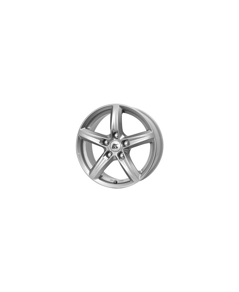 Jante ALU, RC-Design RC24/KS/ET44 kristallsilber lackiert, 7.50X17 5/108 ET44, Alésage 65.10