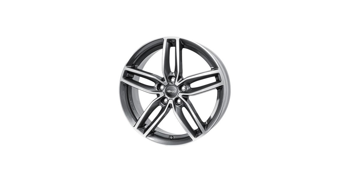 Jante ALU, RC-Design RC29/HGVP/ET35 himalaya-grey front-poliert, 7.50X17 5/112 ET35, Alésage 66.60