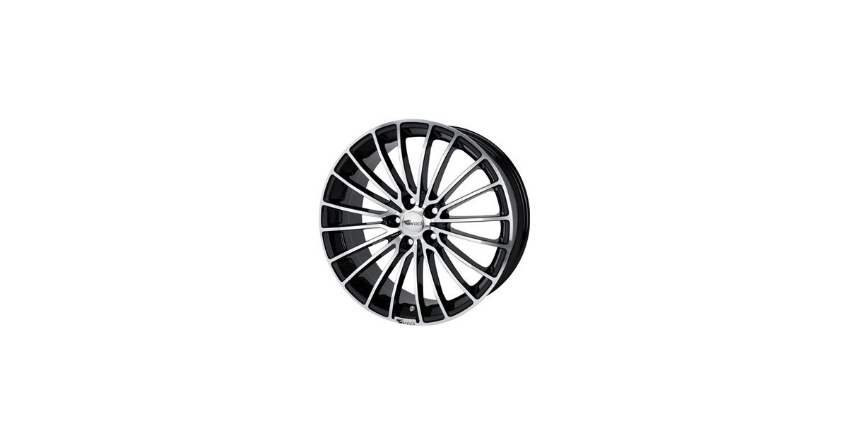 Jante Alu Brock 7x17 4x108 ET35 Brock B24 (SGVP), Alésage 63.40