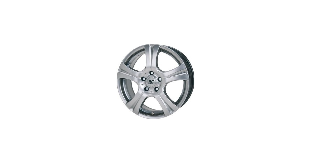 Jante ALU, RC-Design RC14SUV/KS/ET40 kristallsilber lackiert, 7.50X17 6/114 ET40, Alésage 66.10