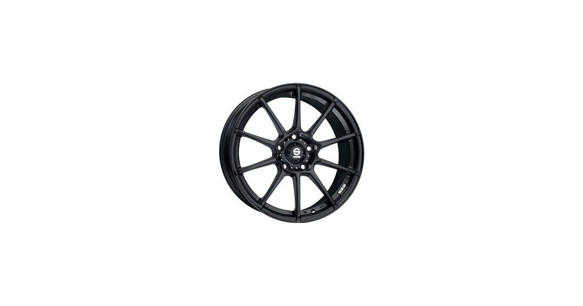 Jante ALU, SPARCO ASSETTOGA/MB/40 MATT BLACK, 7.50X17 5/105 ET40, Alésage 56.60