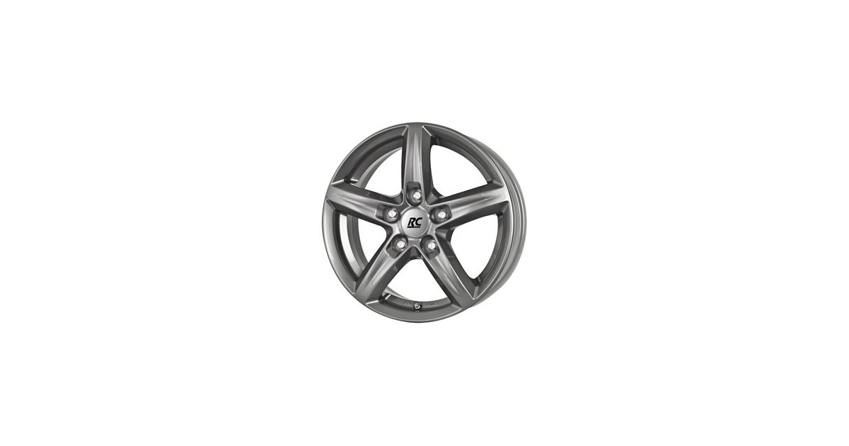Jante ALU, RC-Design RC24/TM/ET42 titan-metallic lackiert, 7.50X17 5/112 ET42, Alésage 66.60