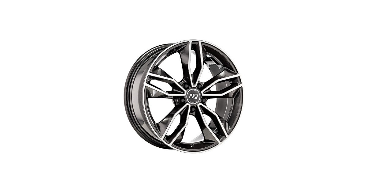 Jante ALU, MSW 71/GDGFP/ET35 GLOSS DARK GREY FULL POLISHED, 7.50X17 5/112 ET35, Alésage 73.10