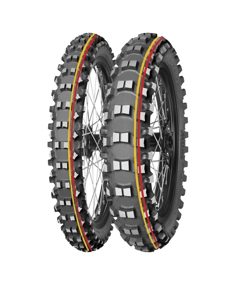 Pneu moto,  Mitas TERRA FORCE-MX SM RED/YELLOW 70/100-14 40M TT soft/medium NHS