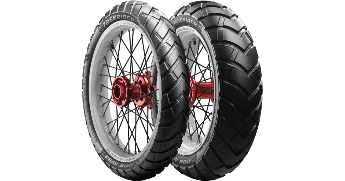Pneu moto,  Avon  AV84 Trekrider  M+S FRONT 110/80-19 59V