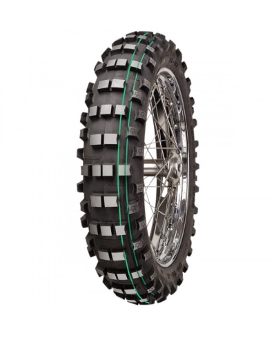 Pneu moto,  Mitas TERRA FORCE-EF SUPER SOFT (EXTREME ENDURO) 2 X GREEN  120/90-18 65M TT  FIM