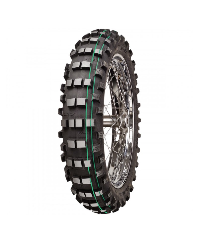 Pneu moto,  Mitas TERRA FORCE-EF SUPER SOFT (EXTREME ENDURO) 2 X GREEN  120/90-18 65M TT  FIM