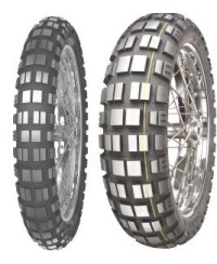 Pneu moto,  Mitas E-10 DAKAR M+S Yellow front  110/80B19 59T TL