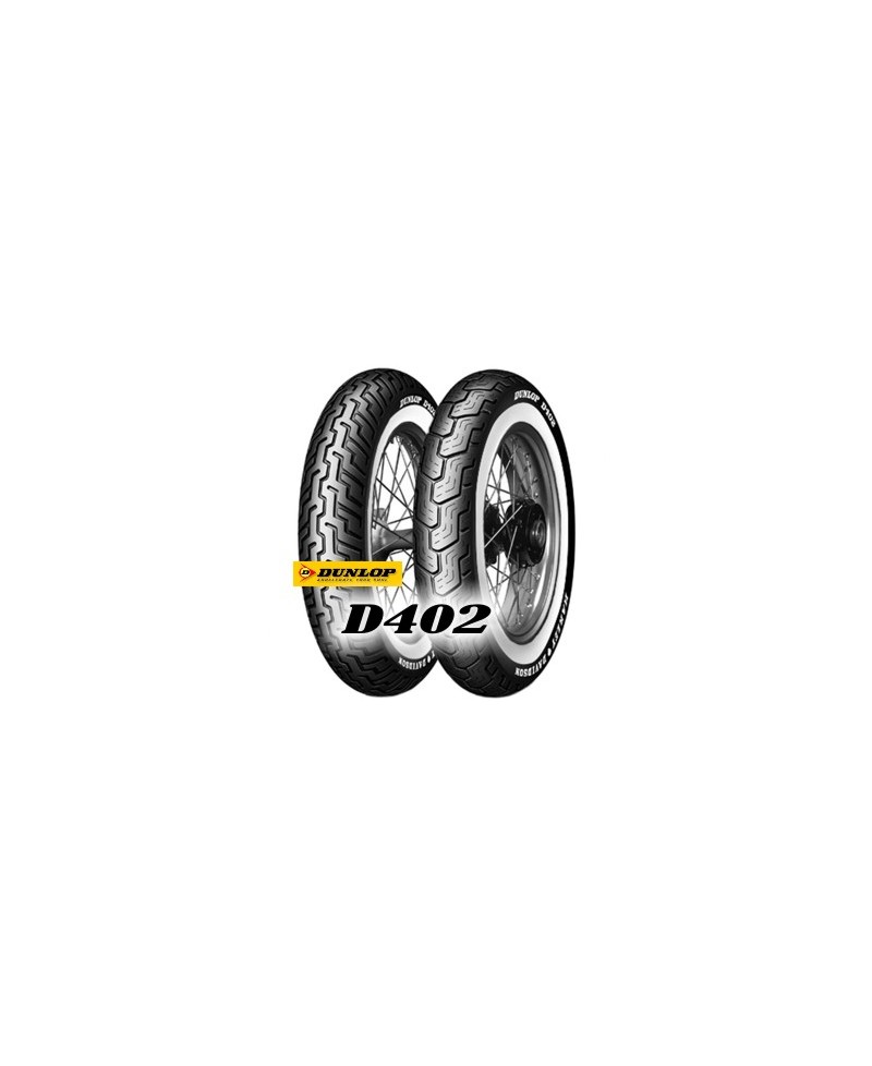 Pneu moto,  Dunlop D402 FRONT  MWW medium white wall H/D MH90-21  54H (80/90-21)