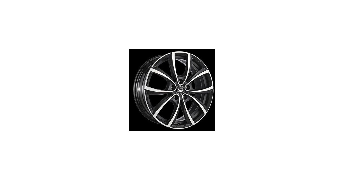 Jante ALU, MSW 27/MDTFP/ET47 MATT DARK TITANIUM POLIERT, 7.50X18 5/120 ET47, Alésage 72.60