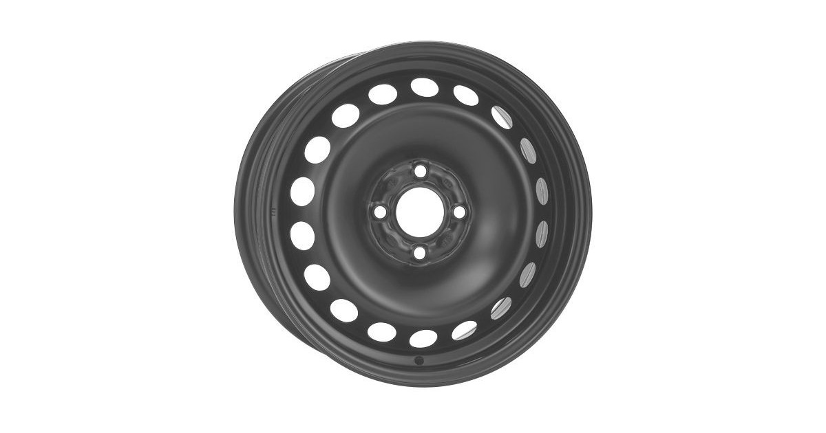 Jante Tole/Acier, ALCAR ,No 8715, 6.5X15 4/100 ET45, Alésage 60.1