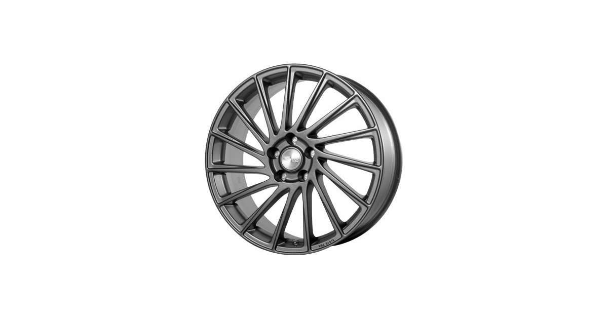 Jante ALU, Brock B39/HGML/ET33 himalaya-grey-matt lackiert, 7.50X19 5/112 ET33, Alésage 66.60