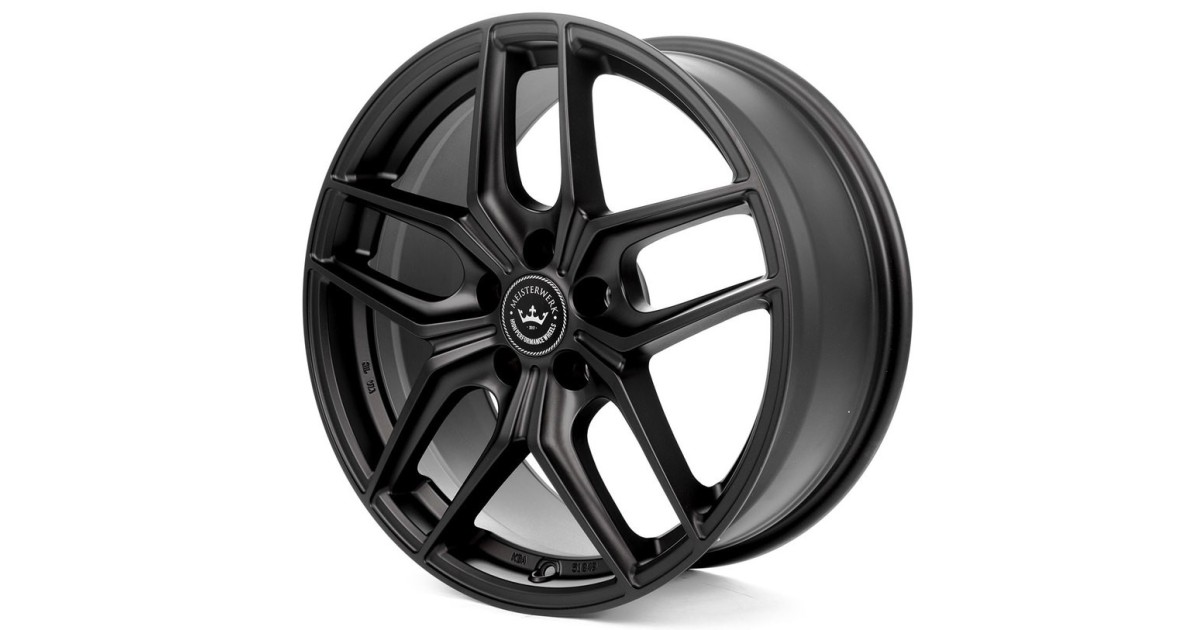 Jante Alu Meisterwerk MW02 MATT BLACK (MB) 9x21 5x112 ET42 , Alésage 66.6