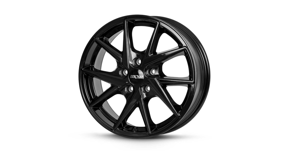 Jante Alu  OXXO CROW BLACK (OX25)  6,5x16 4x108 ET32, Alésage 67.1