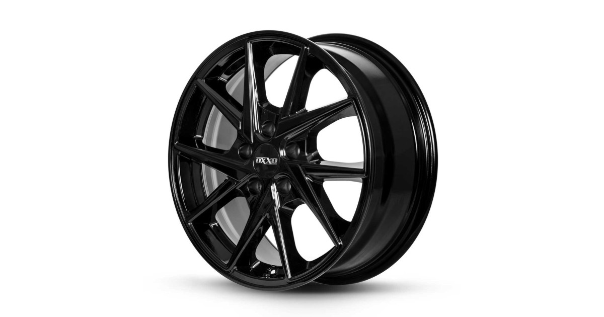 Jante Alu  OXXO CROW BLACK (OX25)  6,5x16 4x108 ET32, Alésage 67.1