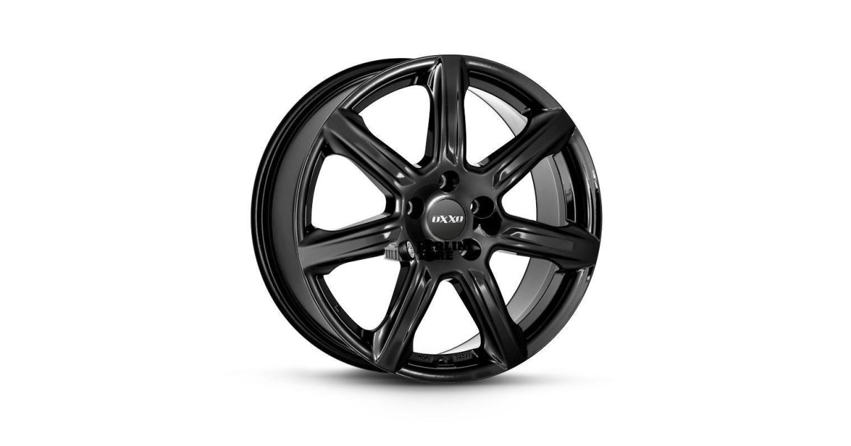 Jante Alu OXXO FEROX BLACK (OX20) 6,5x16 4x108 ET38 , Alésage 67.1
