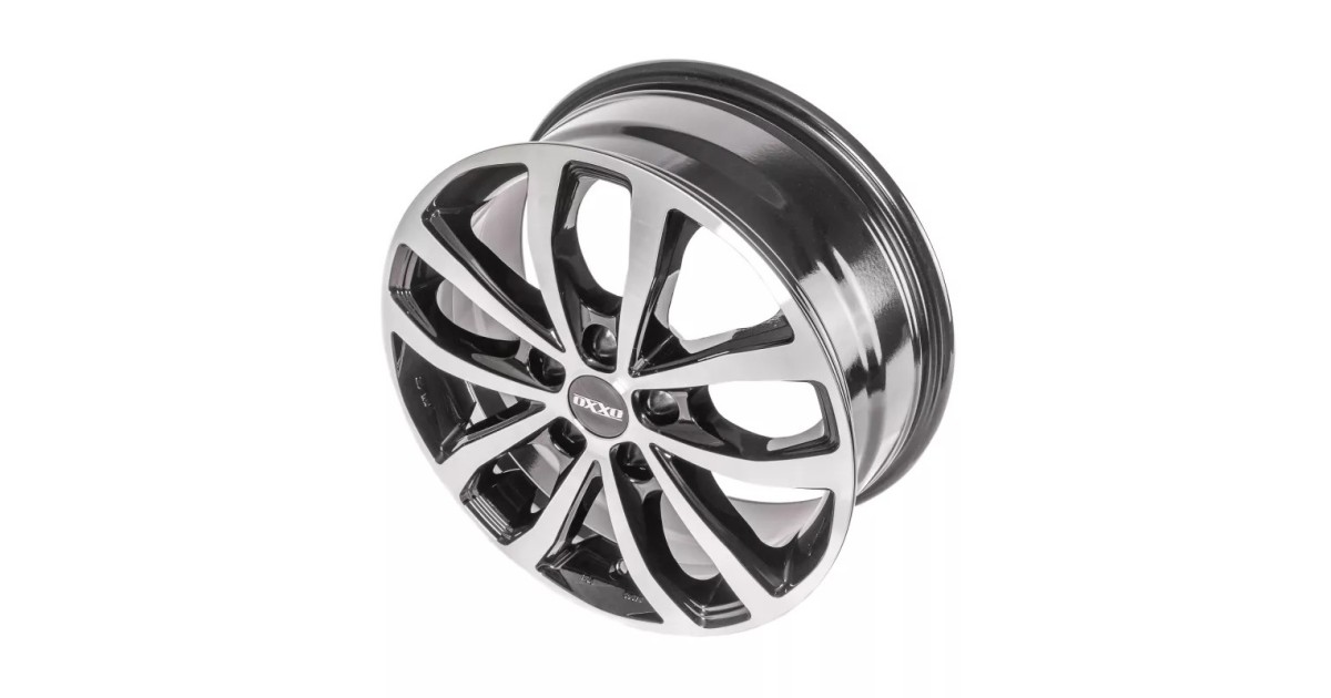 Jante Alu OXXO HYPERION  (OX11) Black Polished  7x17 5x108 ET46 , Alésage 65.1