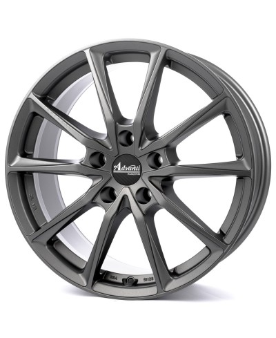 Jante Alu OXXO CENTURIO DARK Matt Gunmetal (ADV15) 7,5x17 5x100 ET40 OXXO , Alésage 63.4