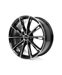 Jante Alu OXXO PREDATOR Black Polished (ADV16)  7,5x17 5x100 ET40 , Alésage 63.4