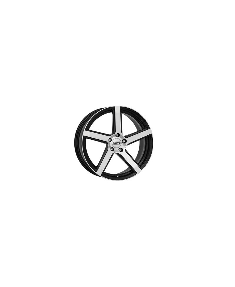 Jante ALU, Dotz CP5DARK/BPF/41 Black/polished front, 7X16 4/108 ET41, Alésage 57.10