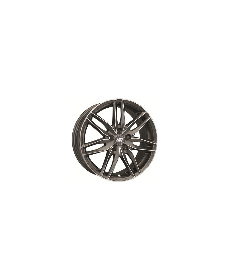 Jante ALU, MSW 24/GMP/ET16 GUN METAL POLIERT, 7X16 4/108 ET16, Alésage 65.10