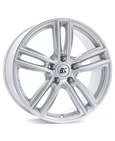 Jante Alu RC Design RC27 CRYSTAL SILVER 6,5x17 5x112 ET40 , Alésage 57.1