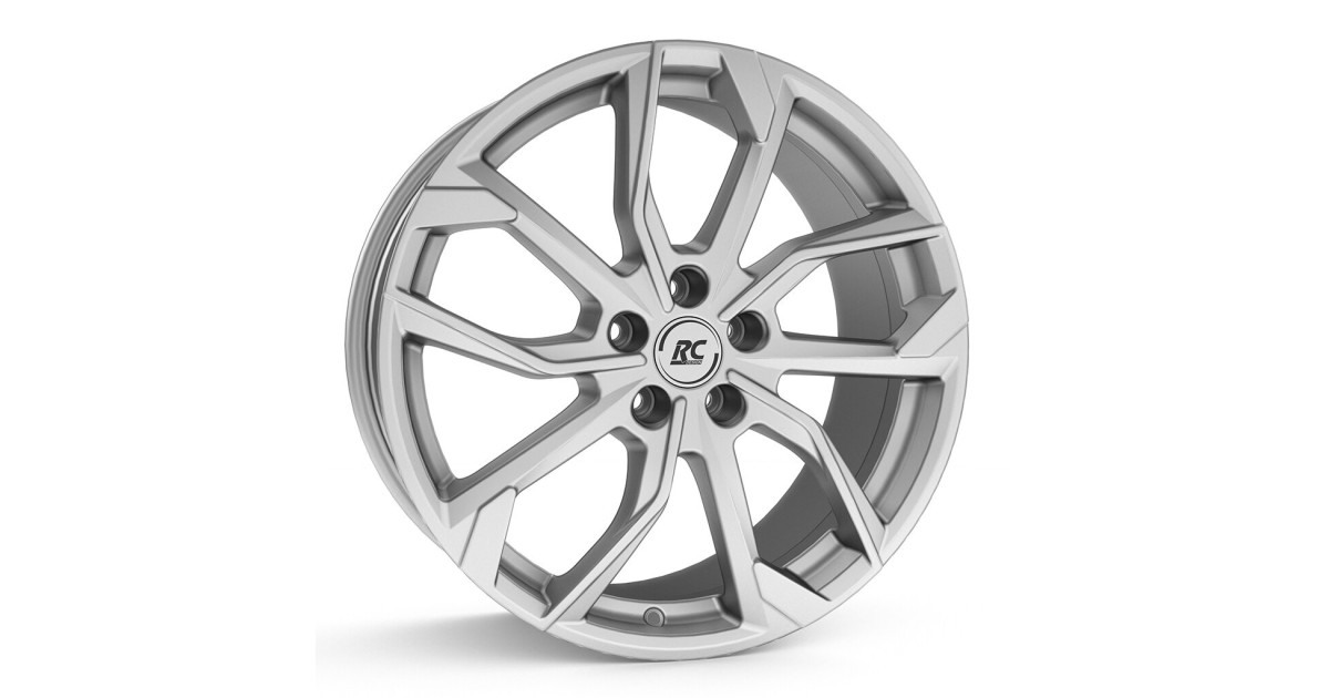Jante Alu RC Design RC34 CRYSTAL SILVER 6,5x17 5x120 ET60  , Alésage 65.1