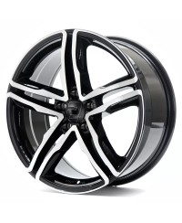 Jante ALU, Wheelworld -2DRV WH11 noir poli brillant  , 8X18 5/112 ET40, Alésage 66.6