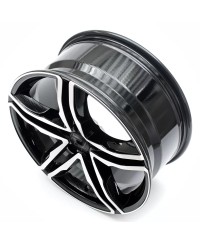 Jante ALU, Wheelworld -2DRV WH11 noir poli brillant  , 8X18 5/112 ET40, Alésage 66.6