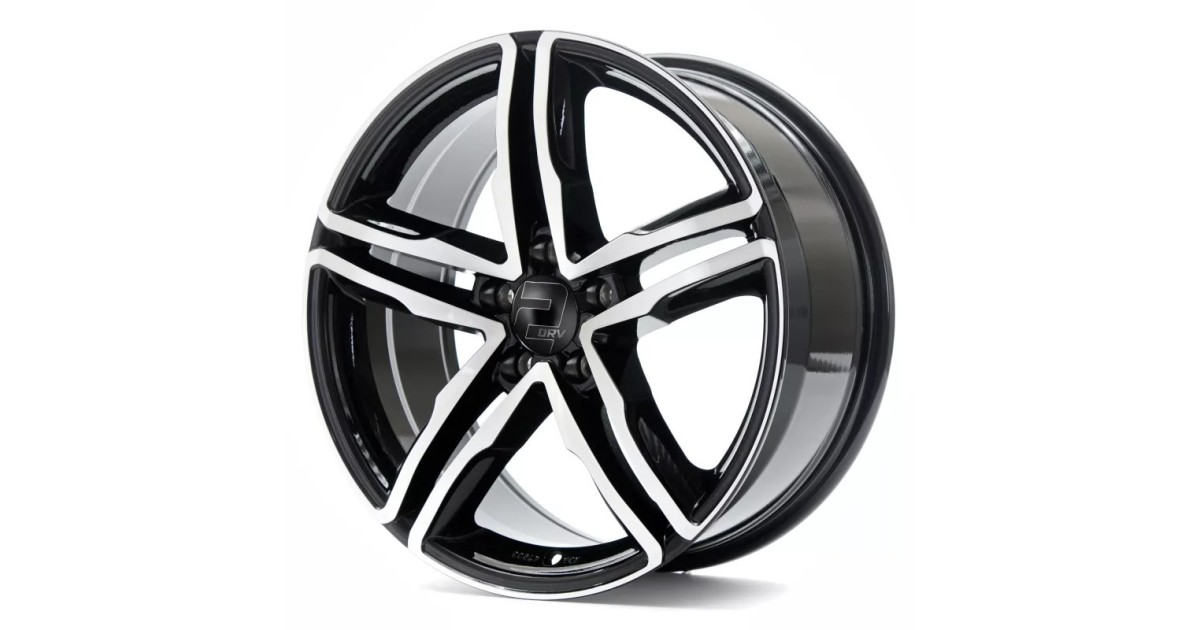 Jante ALU, Wheelworld - 2DRV WH11 noir poli brillant , 8X18 5/112 ET26, Alésage 66.6