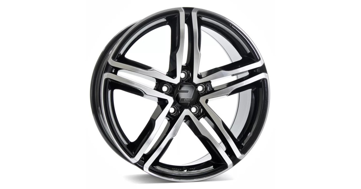 Jante ALU, Wheelworld - 2DRV WH11 noir poli brillant , 8X18 5/112 ET26, Alésage 66.6