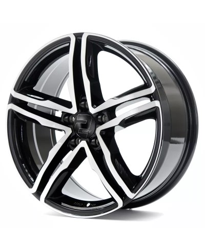 Jante ALU, Wheelworld - 2DRV WH11 noir poli brillant , 7.5X17 5/112 ET28, Alésage 66.6