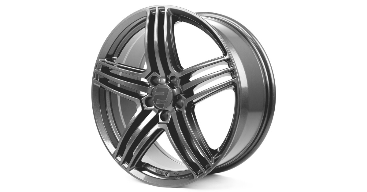 Jante ALU, Wheelworld - 2DRV WH12 dark gunmetal lackiert , 8X18 5/112 ET35, Alésage 66.6