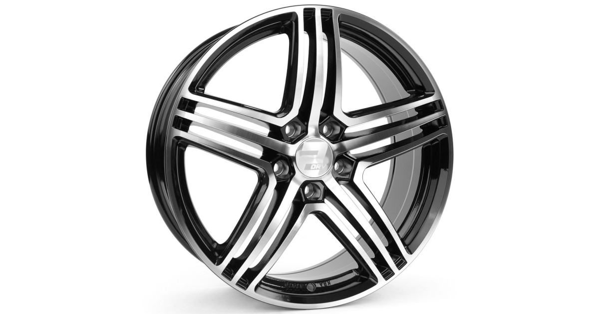 Jante ALU, Wheelworld - 2DRV WH12 Noir Face Polie , 8X18 5/114 ET45, Alésage 72.6