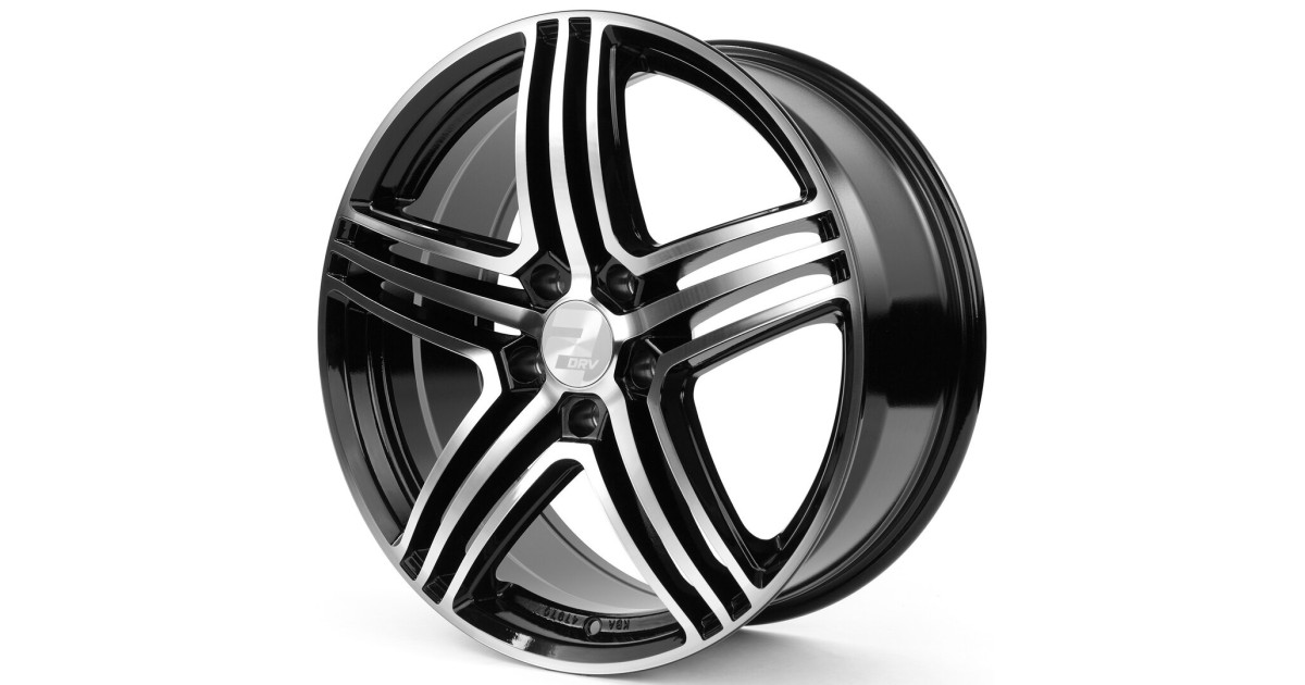 Jante ALU, Wheelworld - 2DRV WH12 Noir Face Polie , 8X18 5/114 ET45, Alésage 72.6