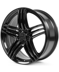 Jante ALU, Wheelworld - 2DRV WH12 Noir Laqué , 7.5X17 5/100 ET35, Alésage 63.4