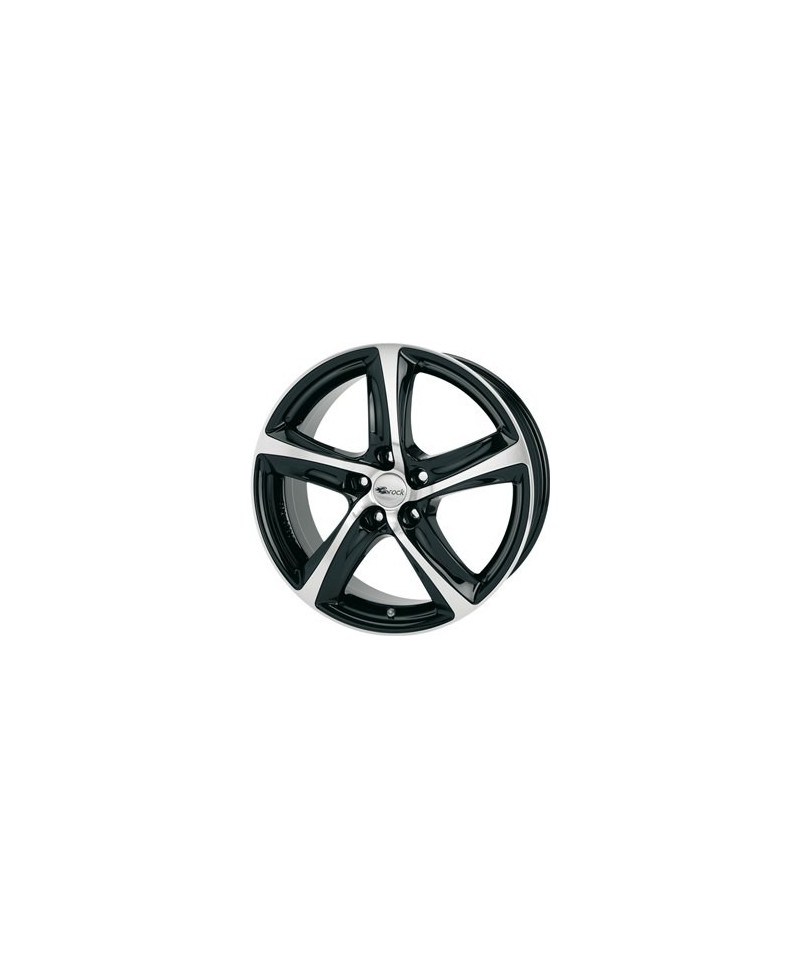 Jante ALU, Brock B25/SFP/ET47 schwarz front-poliert, 7X16 5/112 ET47, Alésage 66.60