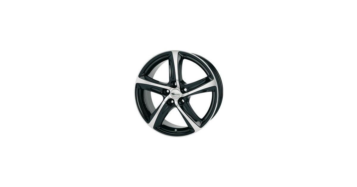 Jante ALU, Brock B25/SFP/ET47 schwarz front-poliert, 7X16 5/112 ET47, Alésage 66.60