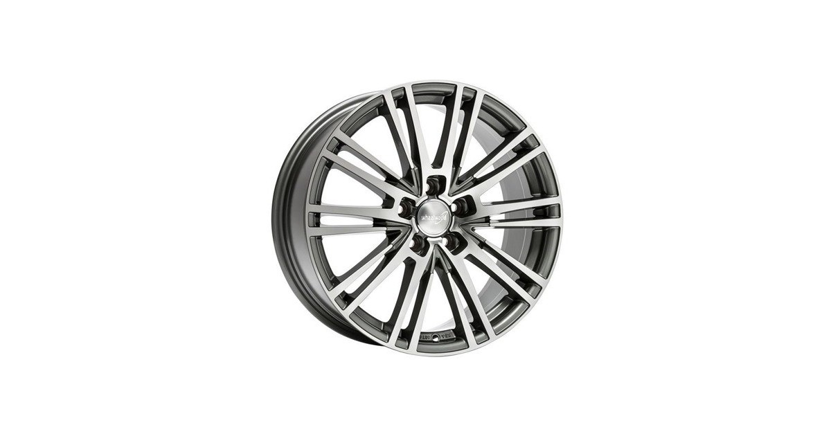 Jante ALU, Wheelworld - 2DRV WH18 DGP+ Daytona Gris Anthracite Face polie, 8.5X19 5/112 ET30, Alésage 66.6