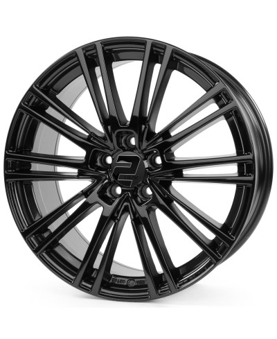 Jante ALU, Wheelworld - 2DRV WH18 Noir Brillant Laqué, 8.5X19 5/112 ET30, Alésage 66.6