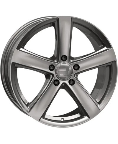 Jante ALU, Wheelworld - 2DRV Daytona Gris Anthracite lacqué , 7.5X17 5/112 ET45, Alésage 66.6