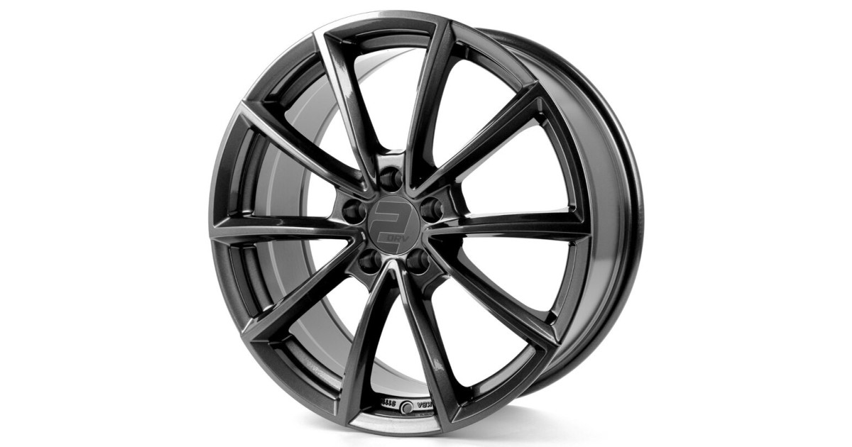 Jante ALU, Wheelworld - 2DRV WH28 DGM+ Dark Gunmetal lackiert (Anthracite), 8.5X19 5/112 ET45, Alésage 66.6