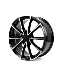 Jante ALU, Wheelworld - 2DRV WH28 SP+  Noir Face Polie, 8X19 5/112 ET30, Alésage 66.6