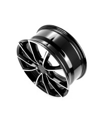 Jante ALU, Wheelworld - 2DRV WH28 SP+  Noir Face Polie, 8X19 5/112 ET30, Alésage 66.6