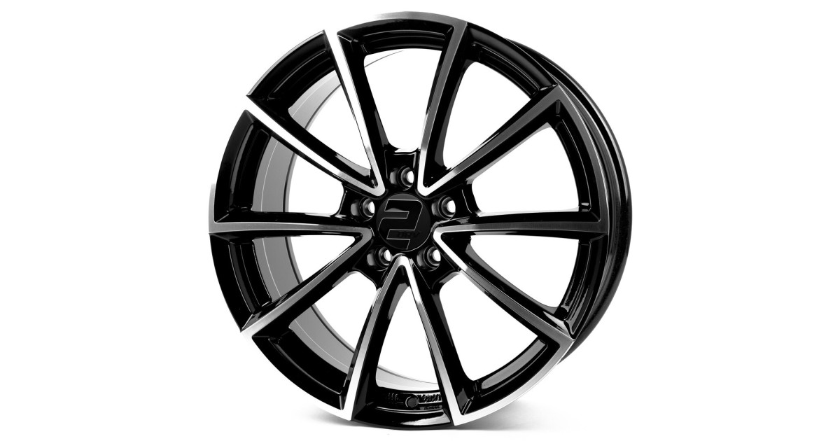 Jante ALU, Wheelworld - 2DRV WH28 SP+  Noir Face Polie , 8X18 5/112 ET45, Alésage 66.6